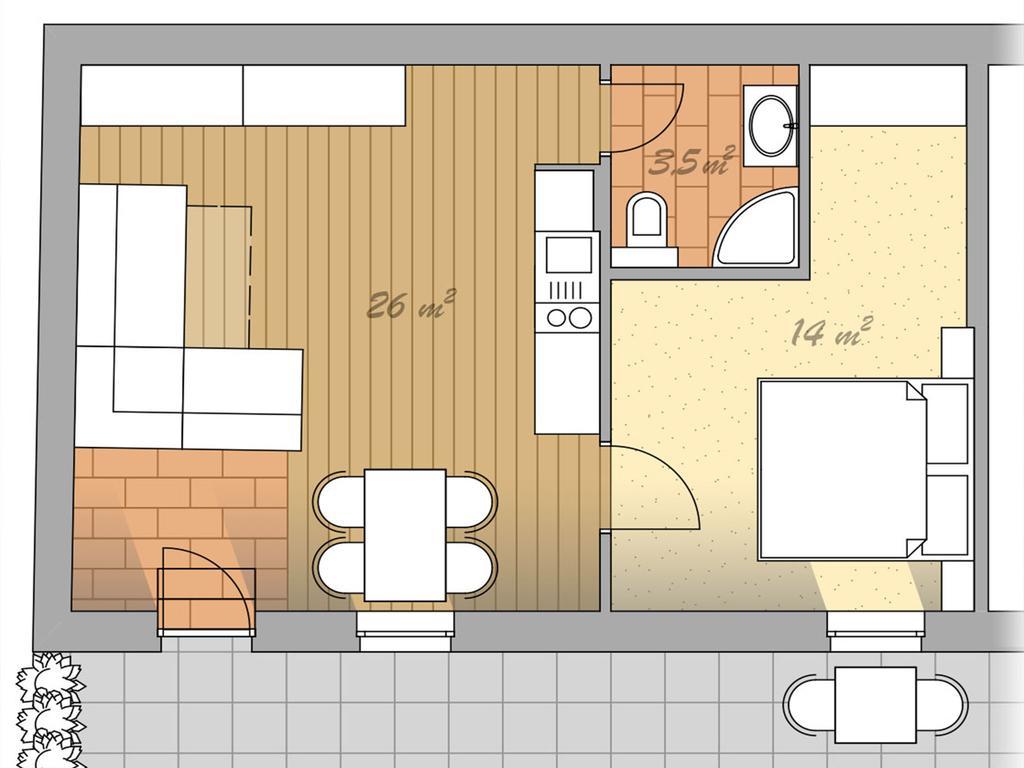Apartment Pri Nama Bovec Ngoại thất bức ảnh